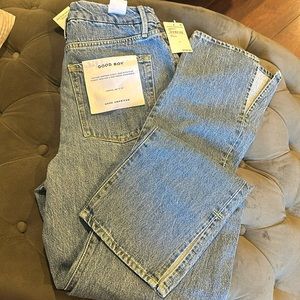 Good American Good boy vintage - inspired curvy jeans size 6/28